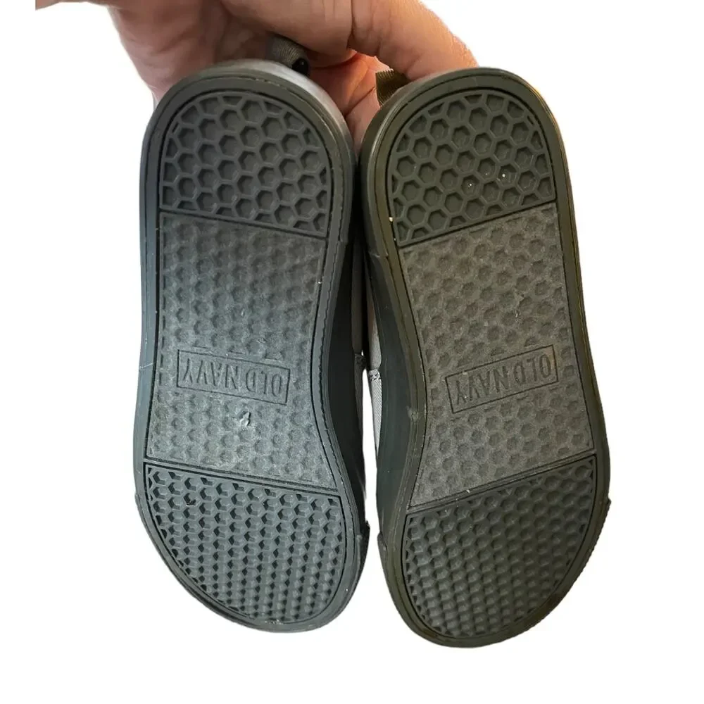 Old Navy Gray No Tie Slip On Shoes Size 13